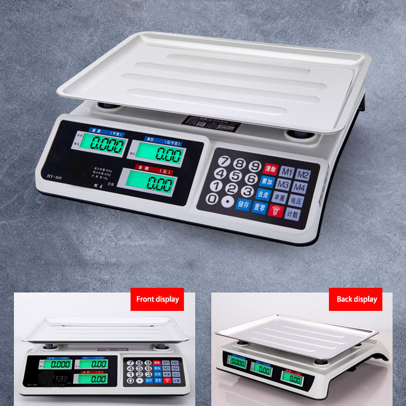 30kg/40kg Capacity KRC Digital Commercial Gram Balance Scale 2025 Model with Customized Support and OEM Support