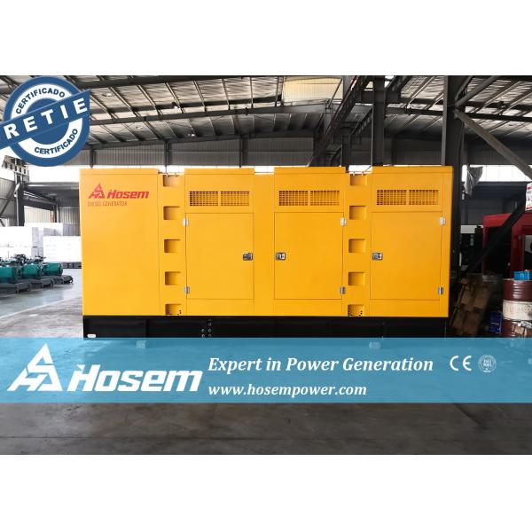 Synchronized Cummins Generator Set RETIE Certificated 1250kVA 1000kW 1MW 60Hz 240V