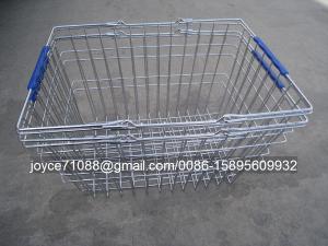 China Colored Chain Shops / Supermarket Shopping Baskets ISO9001 Certification on sale