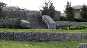 Buy cheap 80x100mm Double Twist Wire Mesh PVC Coated Gabion Sack product