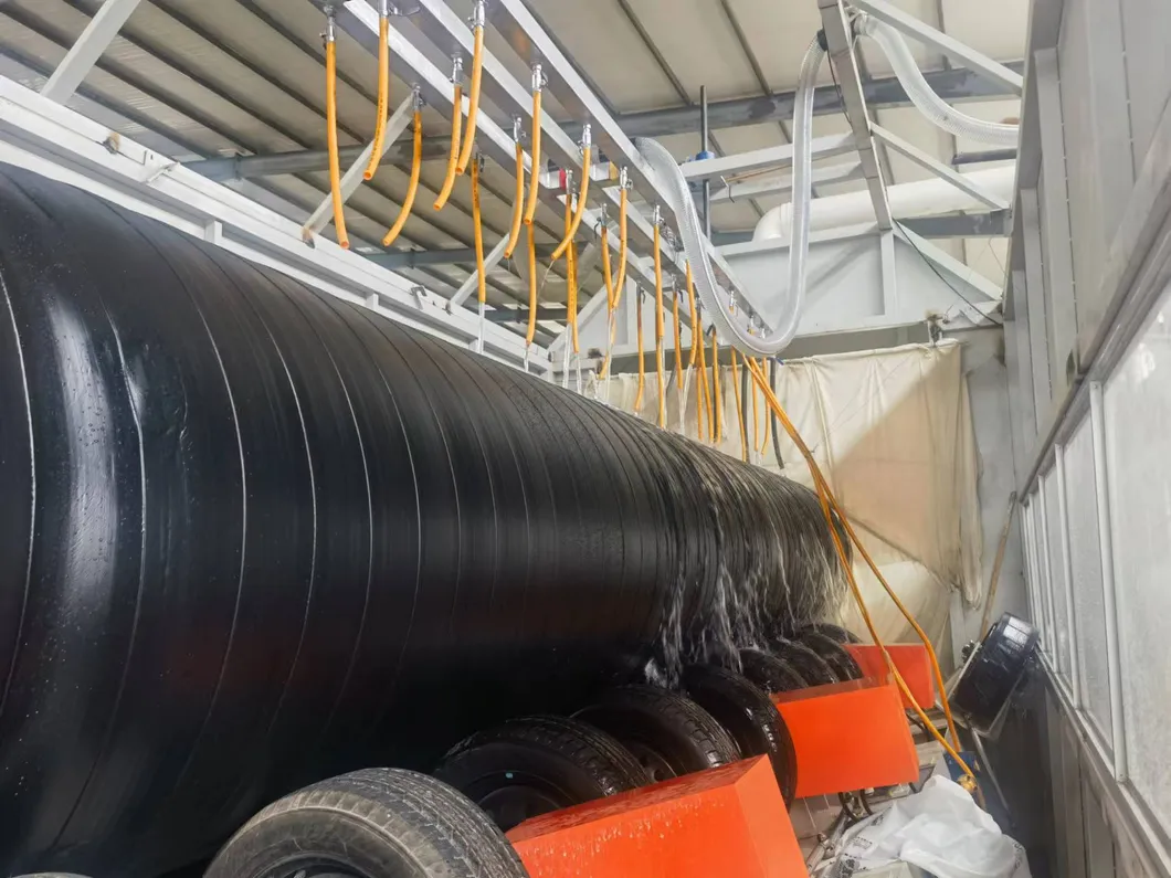 PU Foaming spray Preinsulation Pipe Continuous Production Line