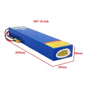 China Power 36v 10ah Ebike Battery PVC Shell Lithium Ion For Scooter on sale