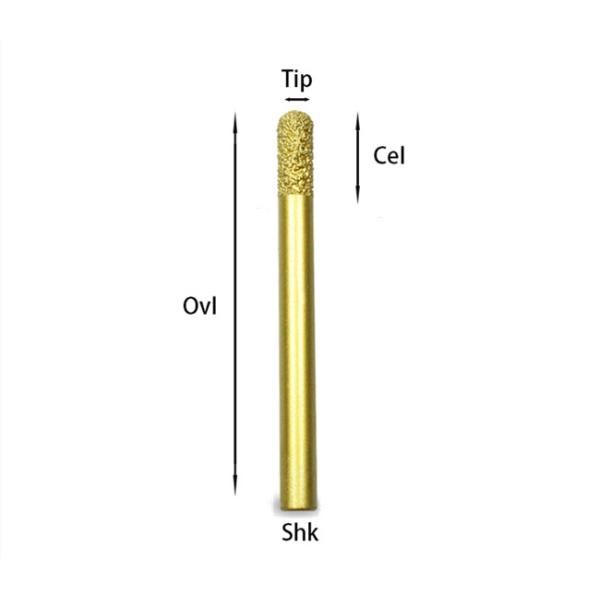 Ball Nose CNC Carving Diamond Engraving Bits Shk 8mm 10mm 12mm
