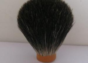 Natural Black Pure Badger Hair Shaving Brush Knot Replacement