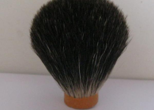Quality Natural Black Pure Badger Hair Shaving Brush Knot Replacement for sale