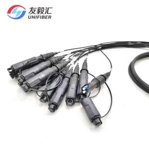 Buy cheap MPO To LC/APC 24 Core Fiber Optic Cable Assemblies For FTTA product