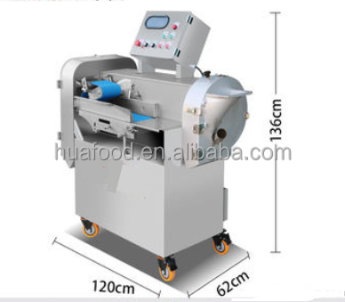 Semi Automatic Large Capacity Vegetable Slicer Knife Restaurant