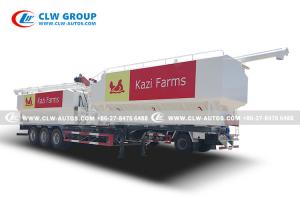 Buy cheap 10tons Bulk Feed Truck Body Poultry Farm Chicken Duck Pig Feed Transport product