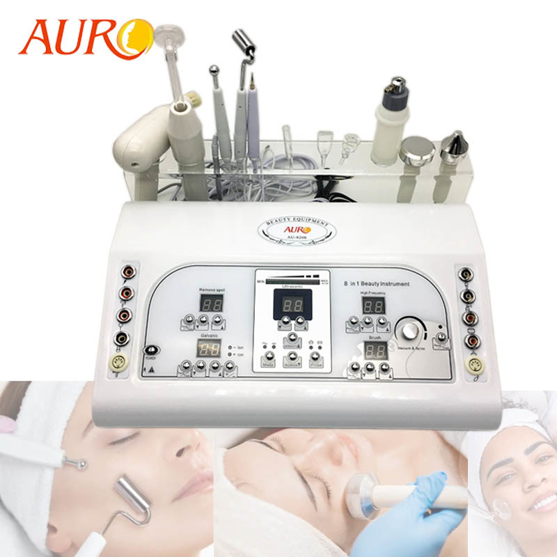 China Deep Cleansing Multifunctional Facial Machine 8 In 1 Ultrasonic Electrotherapy on sale