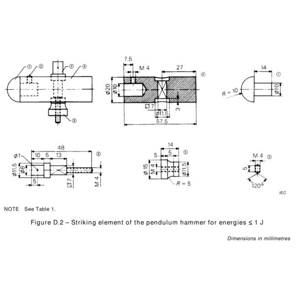 Pendulum Impact Testing Machine With Adjustable Height And Impact Speed For Flexible Testing