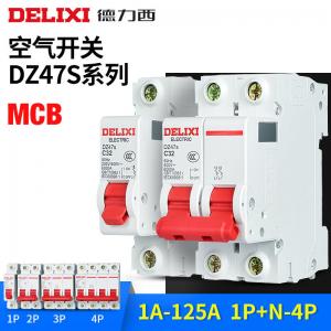 Buy cheap DZ47s Miniature Circuit Breaker , Electric Circuit Breaker 1~63A 80~125A product