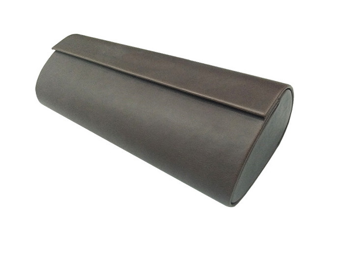 Custom leather handmad Brown Eye Glasses Case with Optical frames