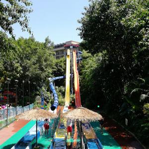 Buy cheap Double Slide Freefall Aqua Playground Customized Speed Splash Water Park product