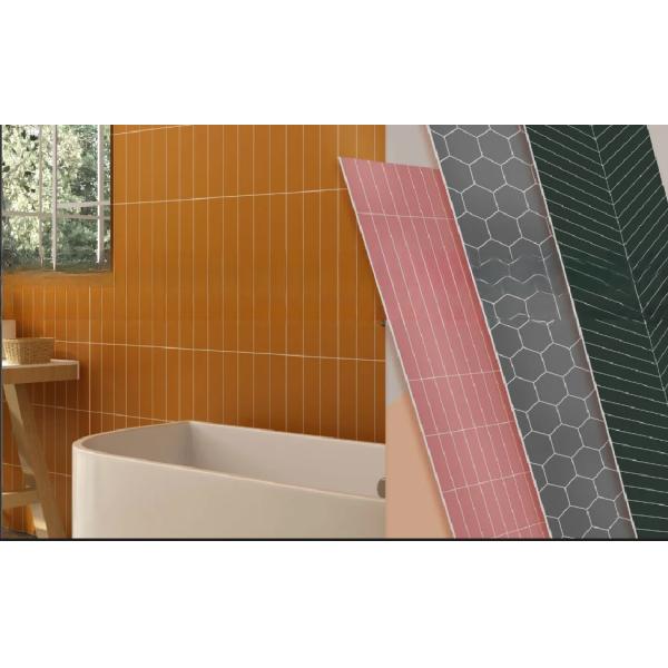 Bathroom ECO Friendly Materials 4mm PVC Stone Marble Click Lock SPC Wall Panel Boards