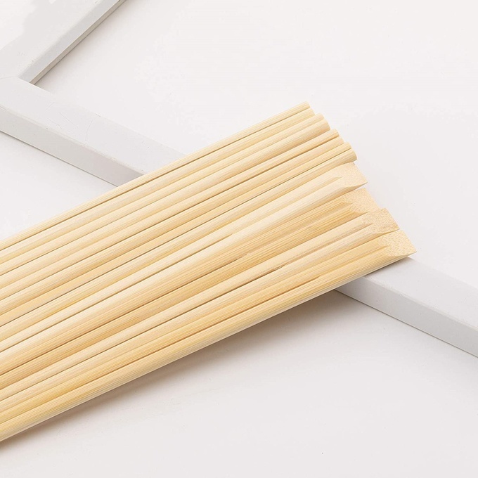 Wholesale delicate customize bamboo chopstick natural Round/Twin/Tensoge bamboo chopsticks individual paper sleeve