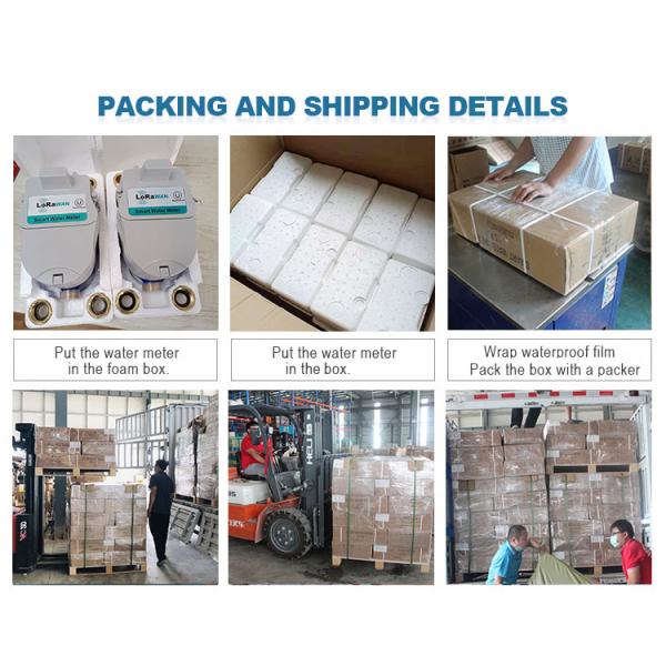 Utility Water Meter Lorawan Radio Module Smart Water Meter with App