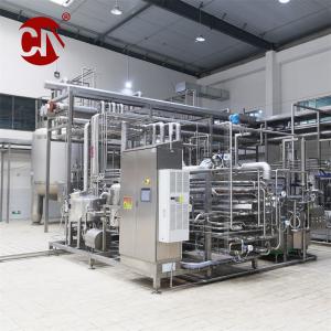 China Flavored Milk Juice Making Plant with 1000L 2000L 5000L 10 Ton Milk Processing Line on sale