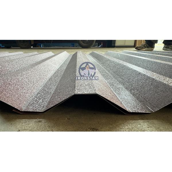 8 rib trapezoidal and corrugated double layer roll forming machine in America