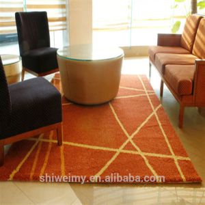 Buy cheap Striped design shaggy embroidered living room polyester area rug product