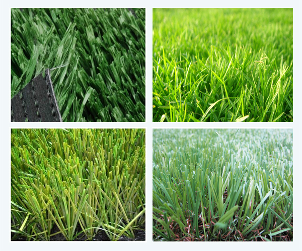 Eco Friendly 3/8'' Artificial Turf Grass Football Field Lawns Non Toxic