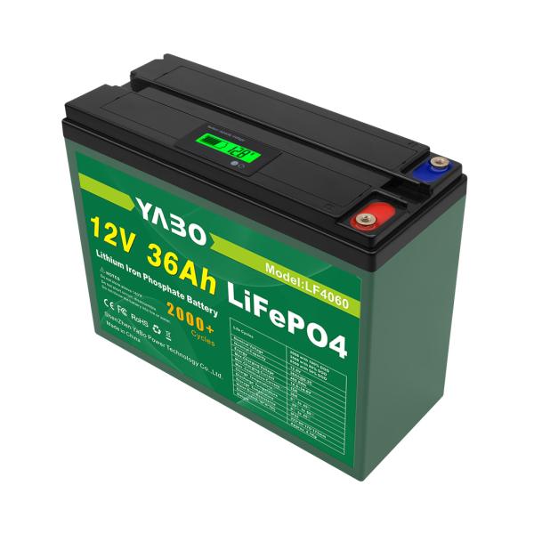 12V 36Ah Lifepo4 Battery For Solar Storage Energy Deep Cycle