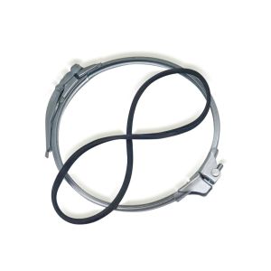 Buy cheap Dust collection pipeline system Flanged Galvanized Pipe Clamp product