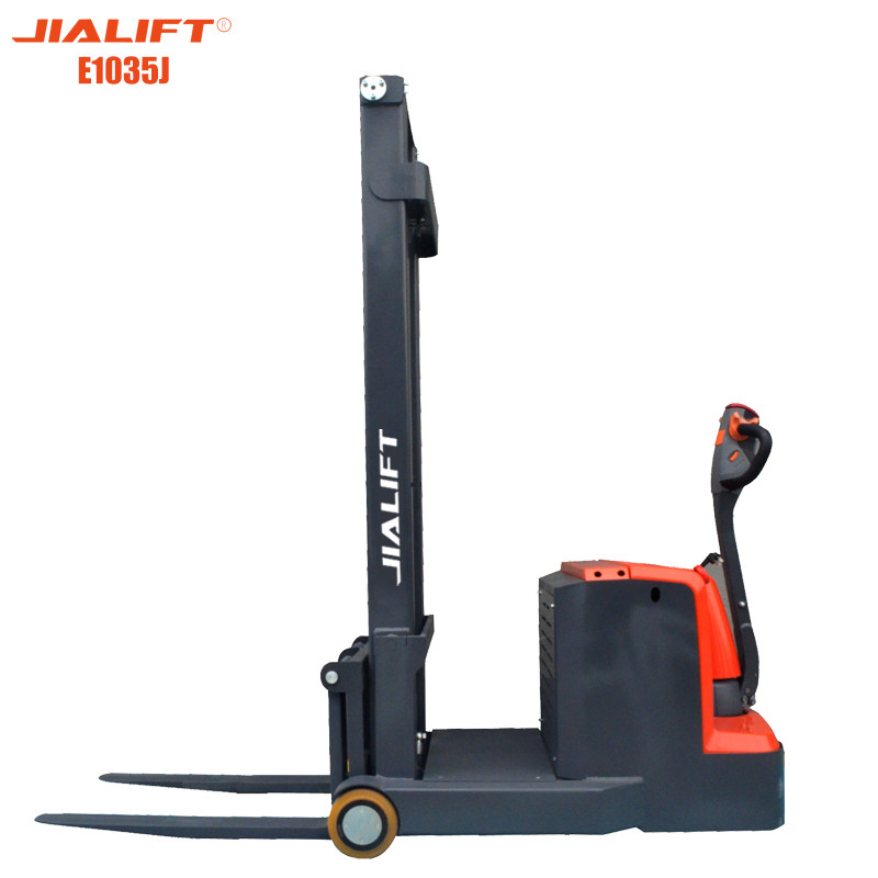 Buy cheap Electric Counterbanlanced Stacker Pedestrian Forklift 1000kg Lifting Height 3500mm product