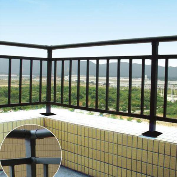 Dipped Bridge Tubular Aluminum Railings Customized Stainless Steel Tubular Handrail