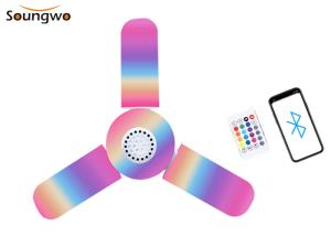 Buy cheap SMD2835 Bluetooth Light Bulbs With Speaker 10m Remote Control product