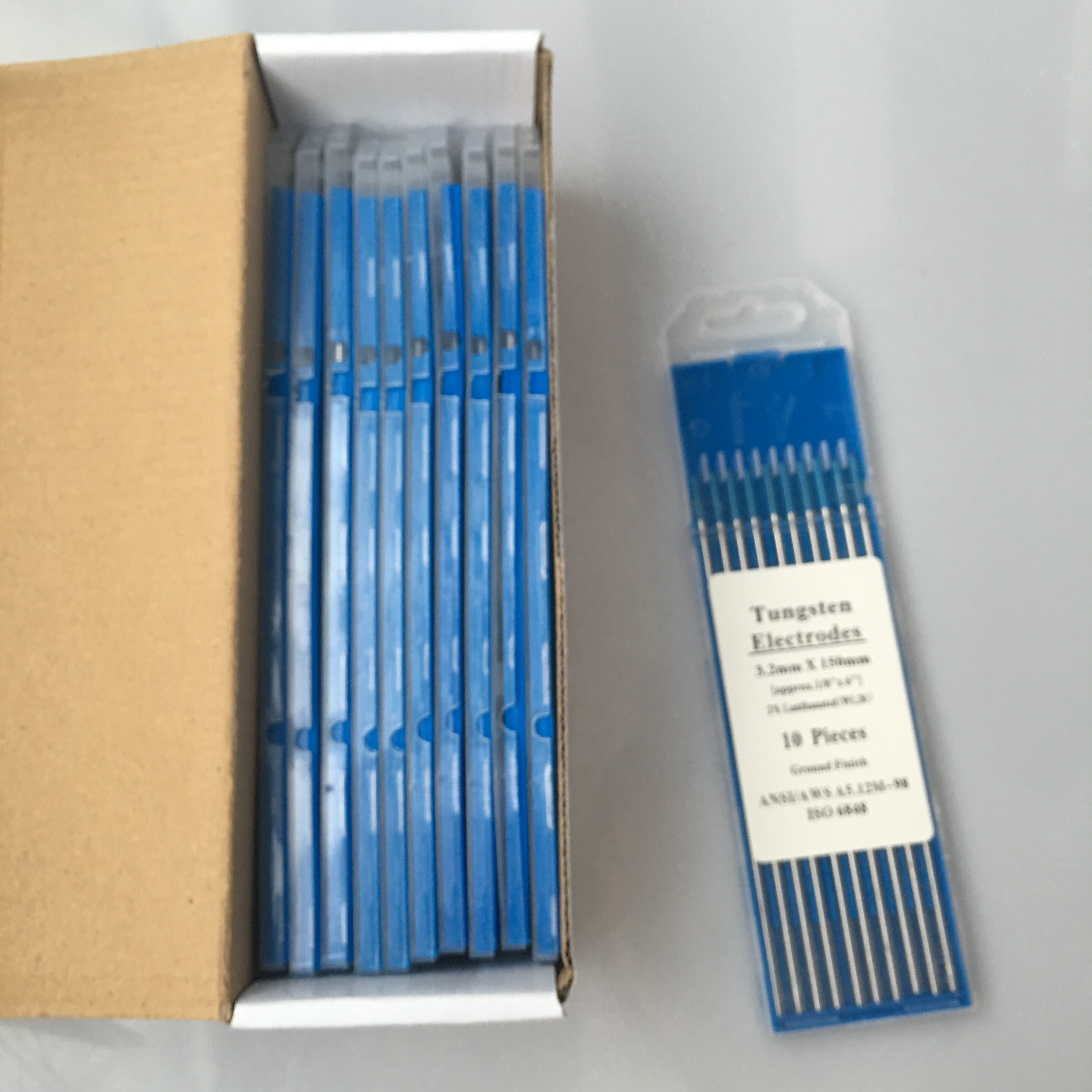 1.0mm 2.4mm 3.2mm WL20 Tungsten Welding Electrodes