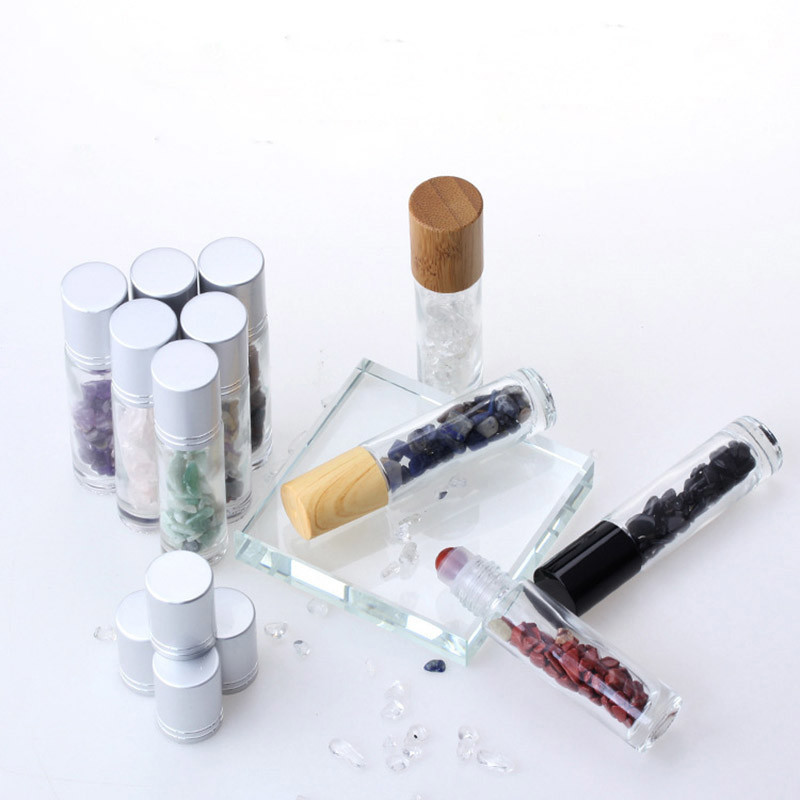 Replaceable Gemstone Steel Ball Head Leak-Proof Roller Ball Buy Empty Roll On Bottles Travel Portable Essential Oil Container