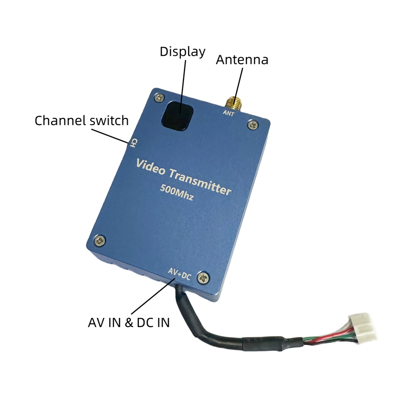 600mA Current High Frequency 2W Wireless Analog Link 83g FPV Drone VTX VRX Video Transmitter for Long Range Transmission