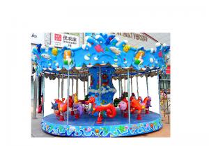Buy cheap 16 Persons Theme Park Carousel , Fairground Kids Merry Go Round Carousels product
