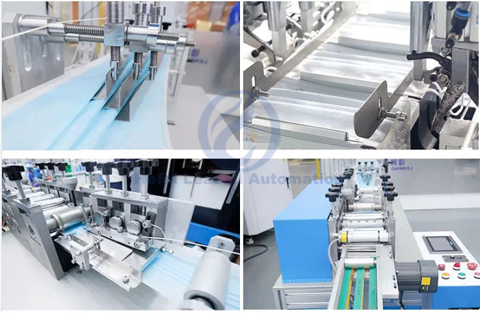3 Ply Disposable Face Mask Machine Low Failure Rate Beautiful Appearance Without Rust