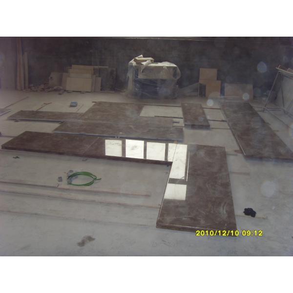Decorative Kitchen Marble Tiles , Indoor Marble Stone Tile Soft Texture
