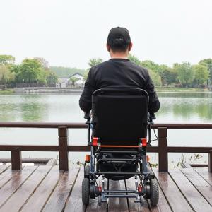 China Folding Motorized Lightweight Wheelchair Aluminum Alloy on sale
