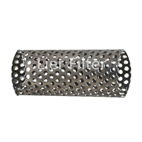 0.1mm-15mm Thick Perforated Metal Tube 10 Micron Stainless Steel Filter Mesh