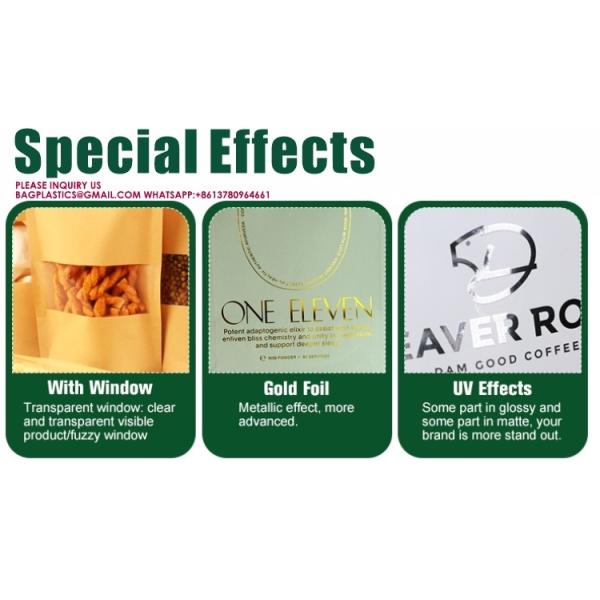 Packaging Sweets Tea Biscuits Aluminium Foil Bags Self-Standing Zipper Packaging Bags