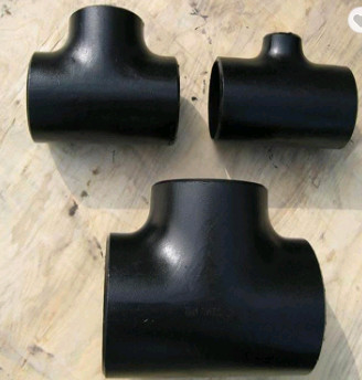 Seamless A105 Equal Tee Pipe Fitting 3 Way For Oil Gas Process