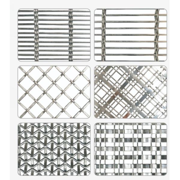 316 Stainless Steel Architectural Mesh Metal Mutli Color For Cabinet Insert