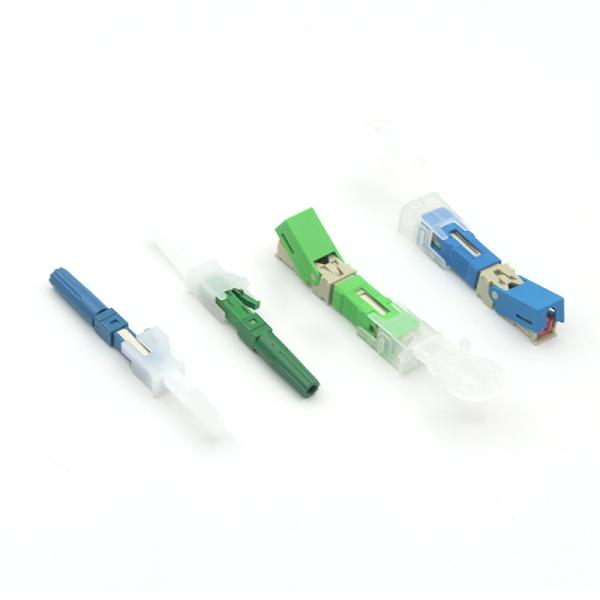 55mm/60mm Length Electronic Tablet FTTH Field Assembly Optical Fiber Optic SC UPC APC Fast Connector