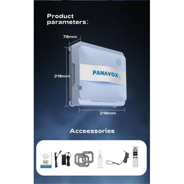 Intelligent Robot Vacuum Cleaner Remote Control Glass and Window Cleaning Robot Electric Window Cleaner Supplier