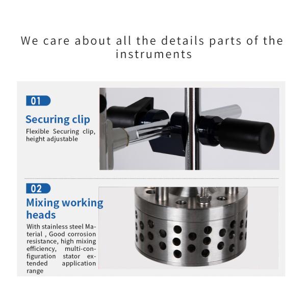 JRJ300-SH Laboratory Homogenizer Mixer Digital Display High Shear Emulsifier