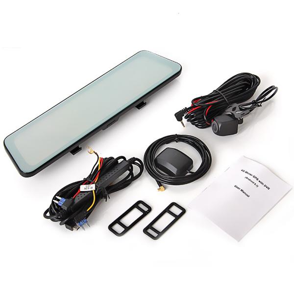 12 Inch ADAS 4G Car DVR FHD1080P Rearview Mirror Car Recorder 32GB GPS Navigation