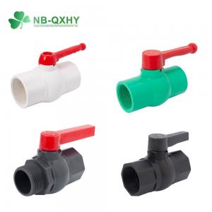 Buy cheap Highly Durable PVC One Way Plastic Valve Dn32 Thread Ball Valve with UV Protection product