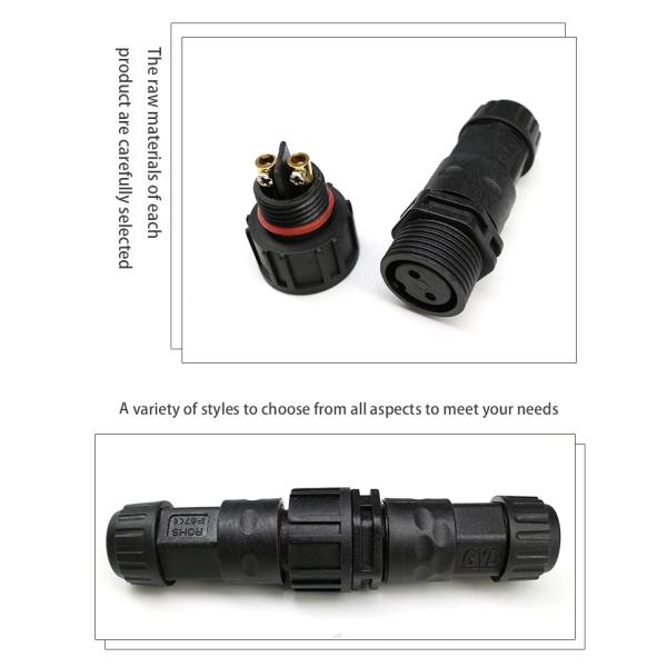 M20 Docking Type Direct Outdoor Wire and Cable Waterproof Mechanical Equipment Quick Connector