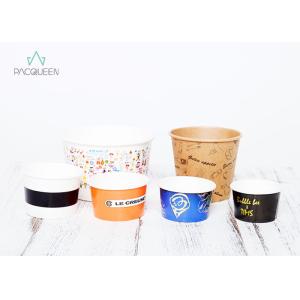 Buy cheap Custom Printed Disposable Ice Cream Cups High Durable Water Proof product