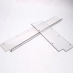 Brown Black 4mm Polycarbonate Greenhouse Panels Plastic Parts Processing