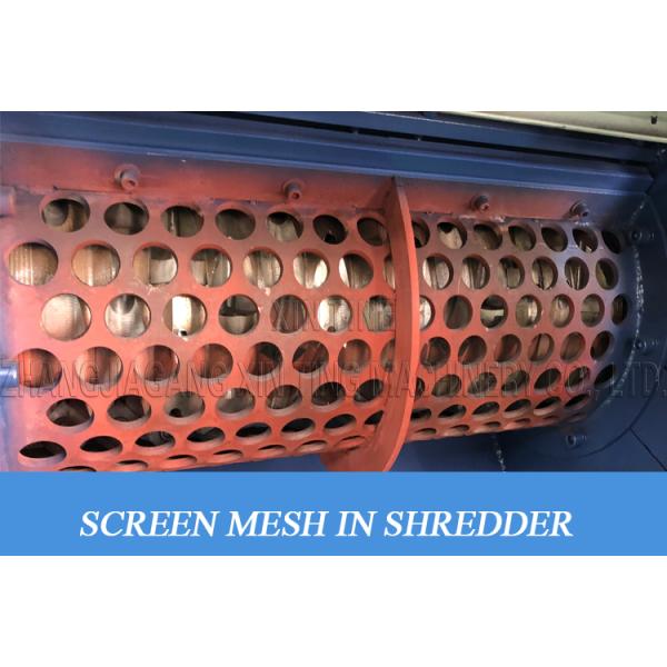 Durable Organic Waste Shredder / Plastic Shredder Machine High Performance