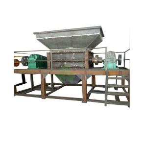 High Output Double Shaft Plastic Shredder Machine / Waste Plastic Automatic